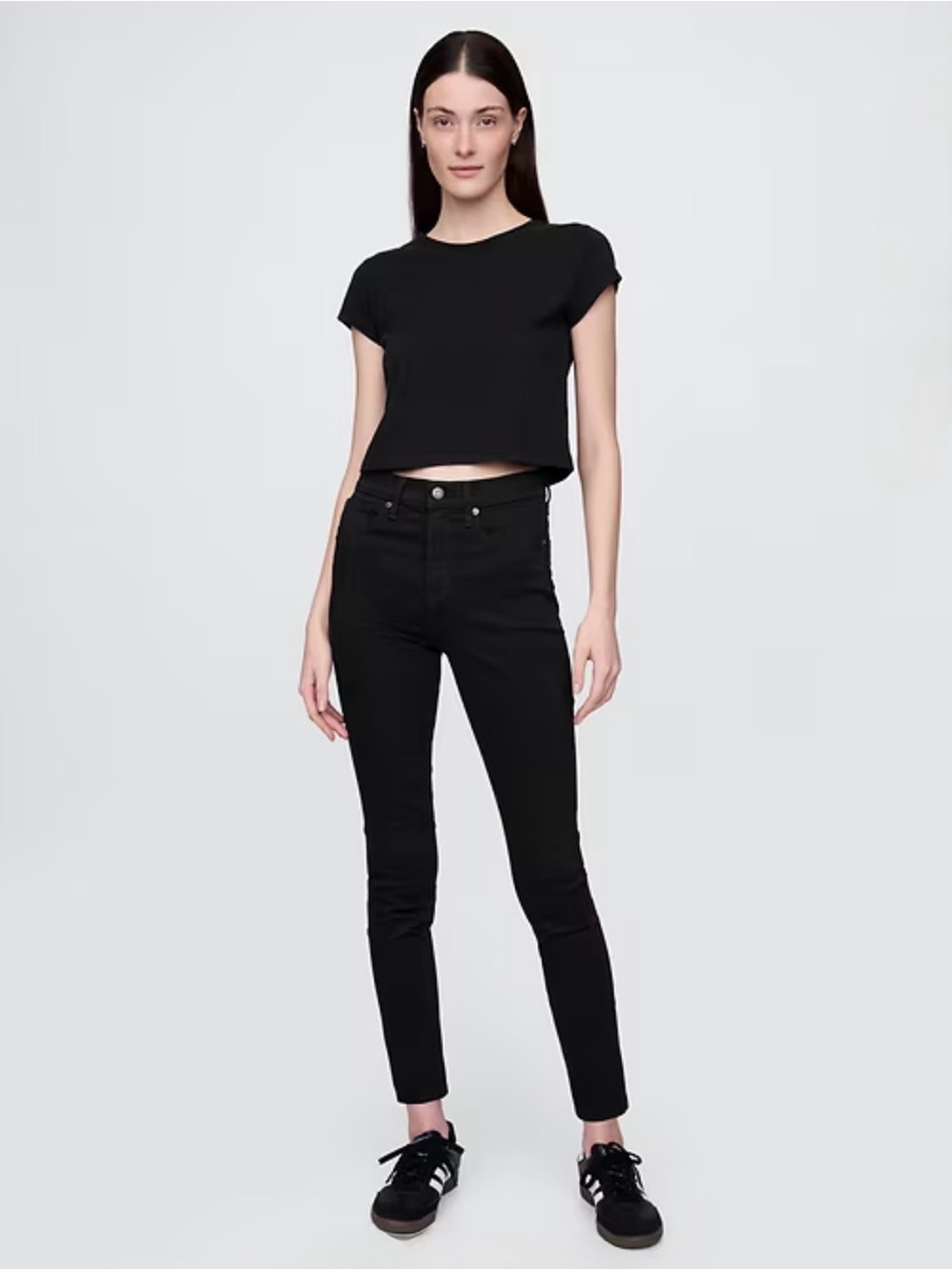Gap NEW Black High Rise Stretch Skinny Pants Size 4